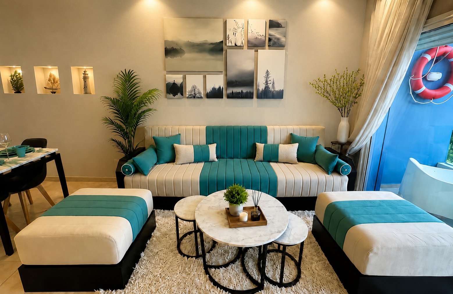 Salon de l'appartement